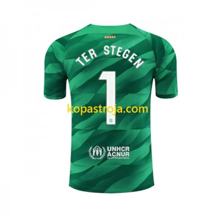 Billiga Fotbollströjor FC Barcelona Ter Stegen 1 Målvakt Hemma tröja 2023/24 Kortärmad